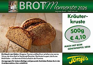 Brot Moment März 2026 - Kräuterkruste